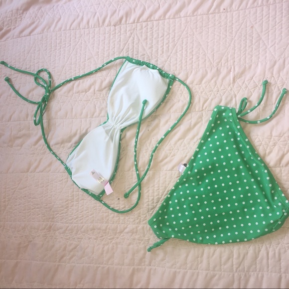 VS Polka-Dot String Bikini S/M - Picture 2 of 8